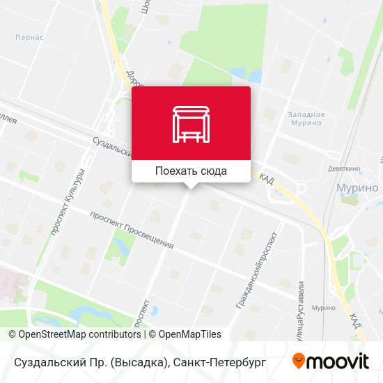 Карта Суздальский Пр. (Высадка)