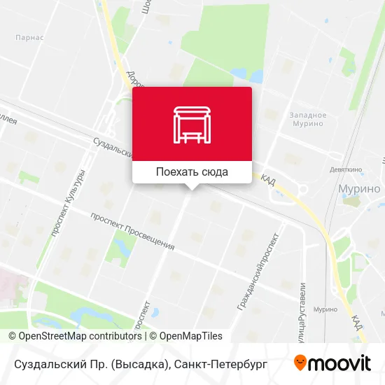 Карта Суздальский Пр. (Высадка)