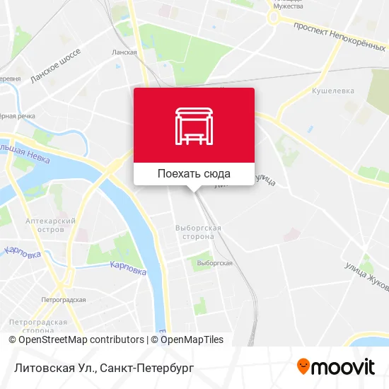 Карта Литовская Ул.