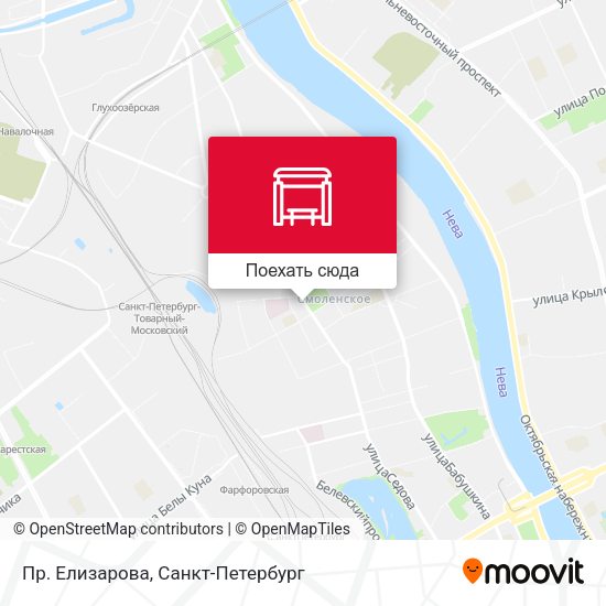 Карта Пр. Елизарова