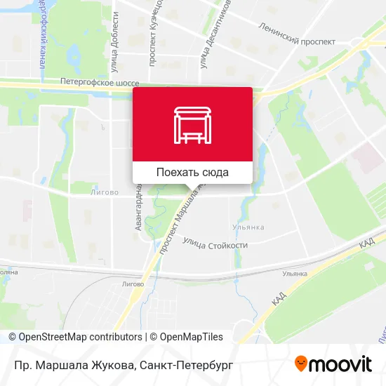 Карта Пр. Маршала Жукова