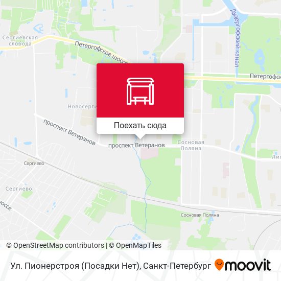 Карта Ул. Пионерстроя (Посадки Нет)