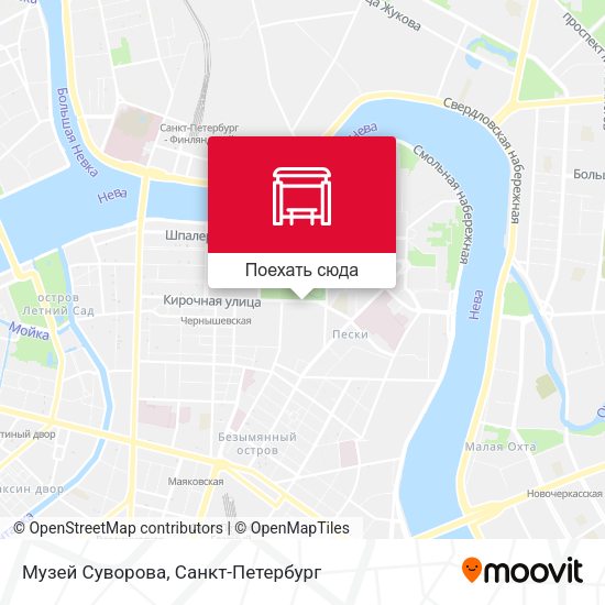 Карта Музей Суворова