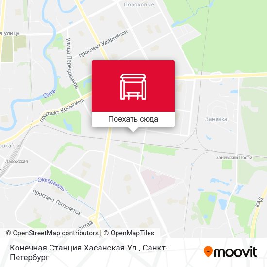 Карта Конечная Станция Хасанская Ул.