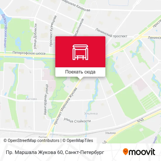 Карта Пр. Маршала Жукова 60