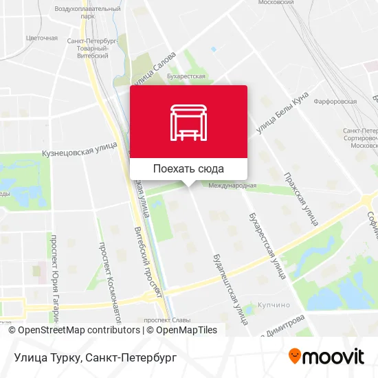 Карта Улица Турку