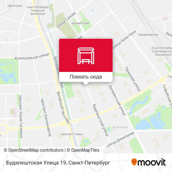 Карта Будапештская Улица 19