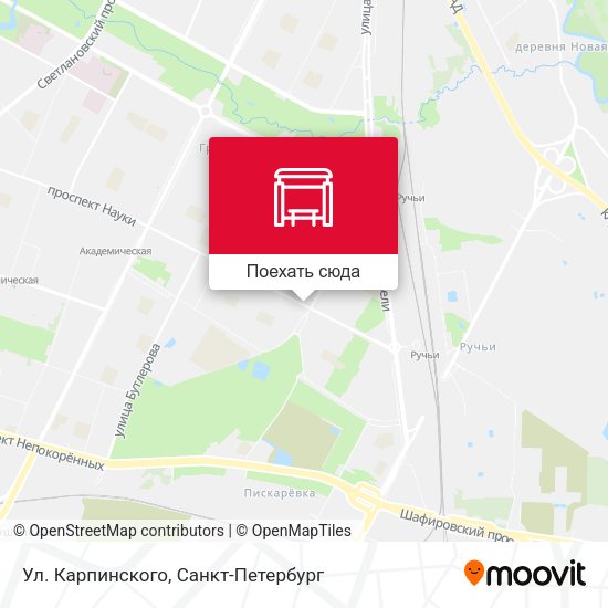 Карта Ул. Карпинского