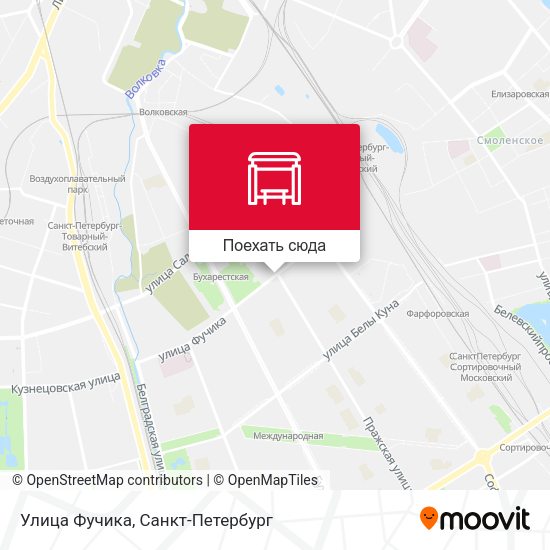 Карта Улица Фучика