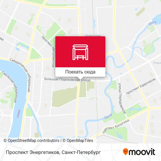 Карта Проспект Энергетиков