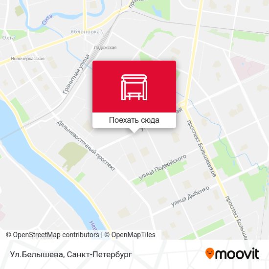 Карта Ул.Белышева