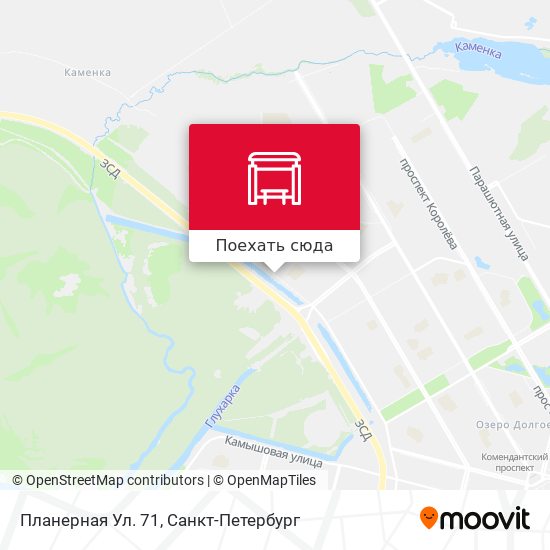 Карта Планерная Ул. 71