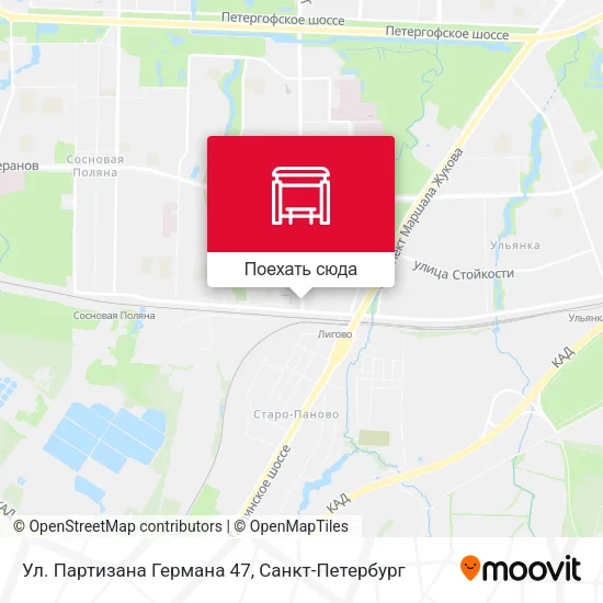 Карта Ул. Партизана Германа 47