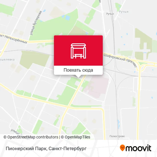 Карта Пионерский Парк