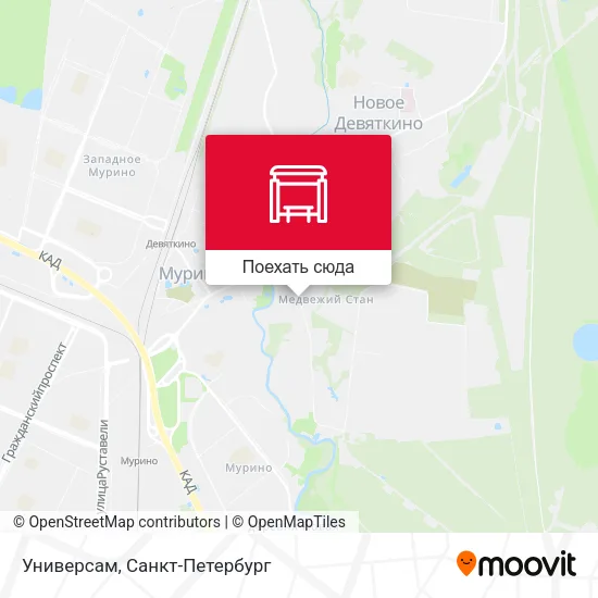 Карта Универсам