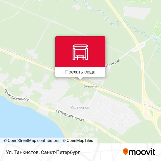 Карта Ул. Танкистов