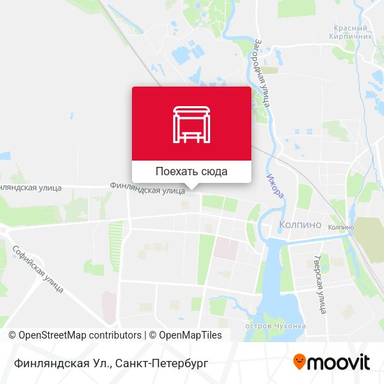 Карта Финляндская Ул.