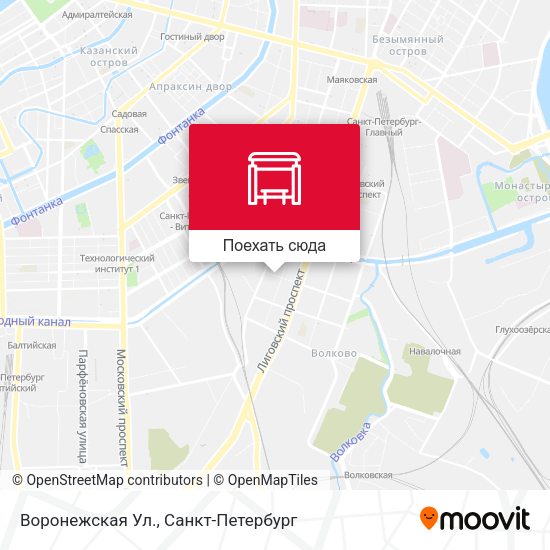 Карта Воронежская Ул.
