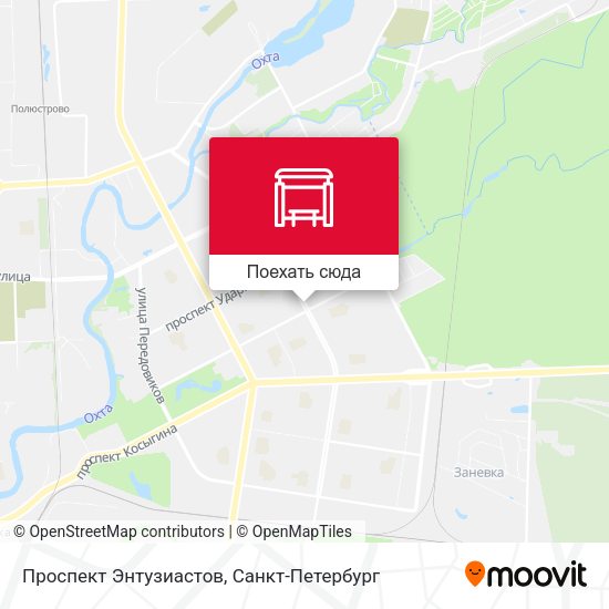 Карта Проспект Энтузиастов