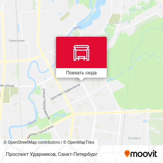 Карта Проспект Ударников