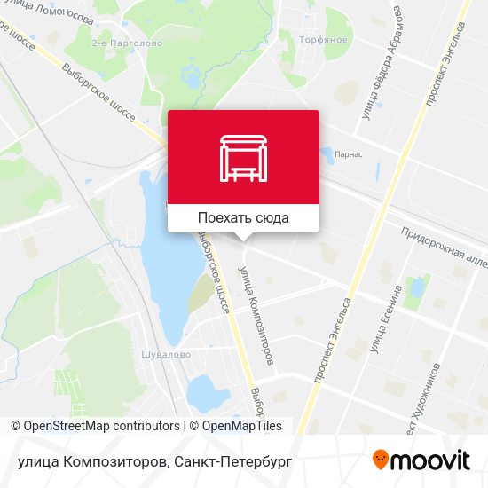 Карта улица Композиторов