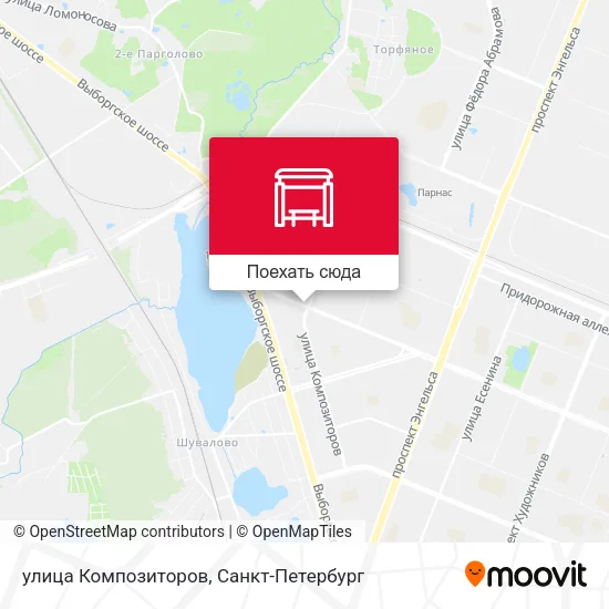 Карта улица Композиторов