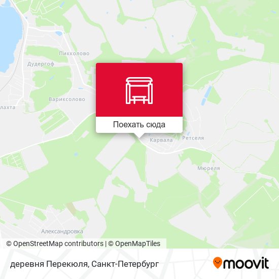 Карта деревня Перекюля