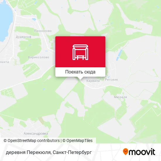 Карта деревня Перекюля