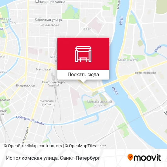 Карта Исполкомская улица