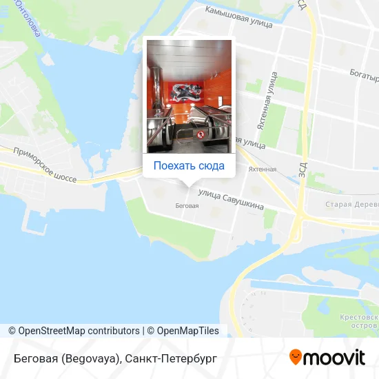 Карта Беговая (Begovaya)