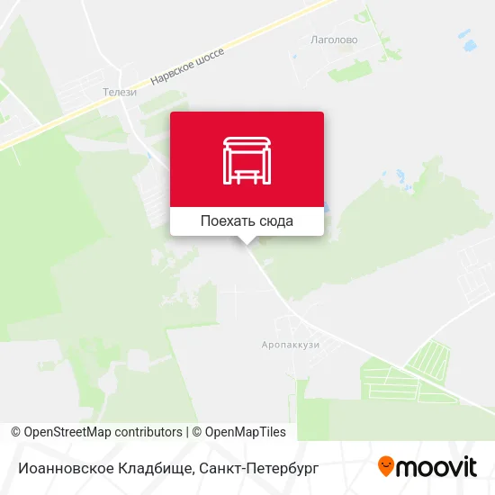 Карта Иоанновское Кладбище
