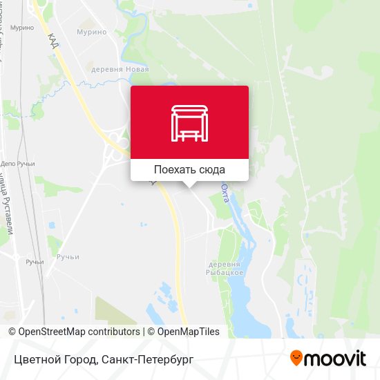 Карта Цветной Город