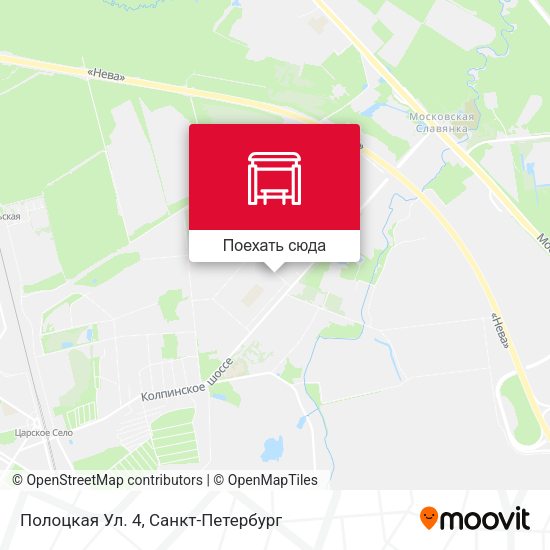 Карта Полоцкая Ул. 4
