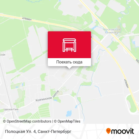 Карта Полоцкая Ул. 4