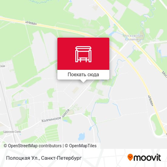 Карта Полоцкая Ул.