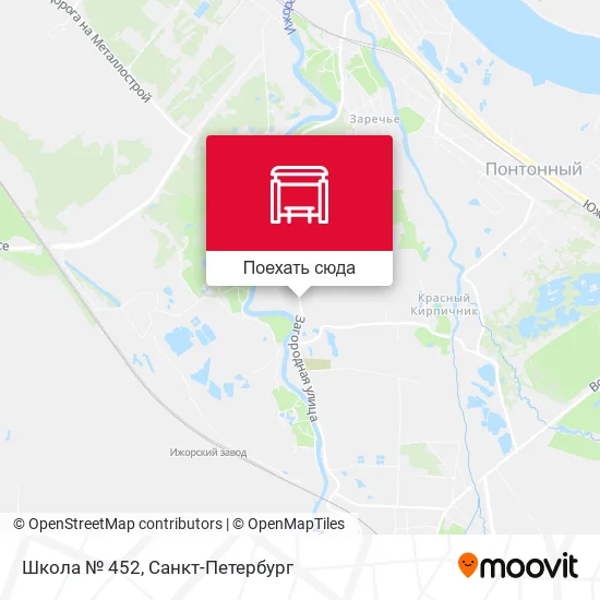 Карта Школа № 452