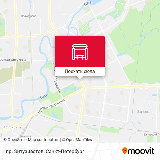 Карта пр. Энтузиастов
