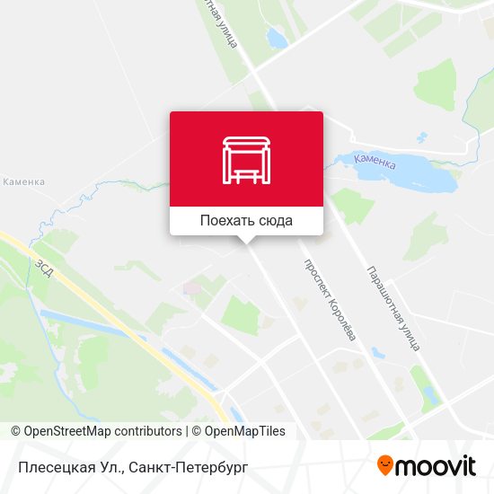 Ул плесецкая санкт петербург карта