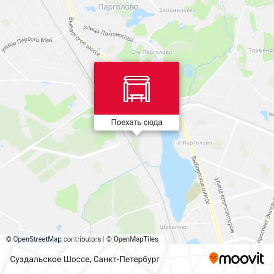 Карта Суздальское Шоссе