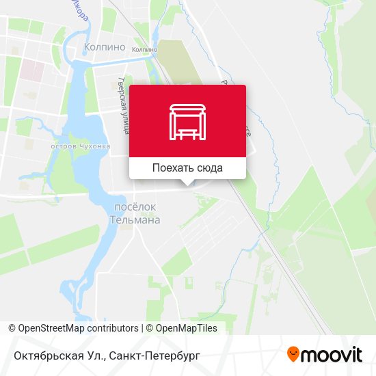 Карта Октябрьская Ул.
