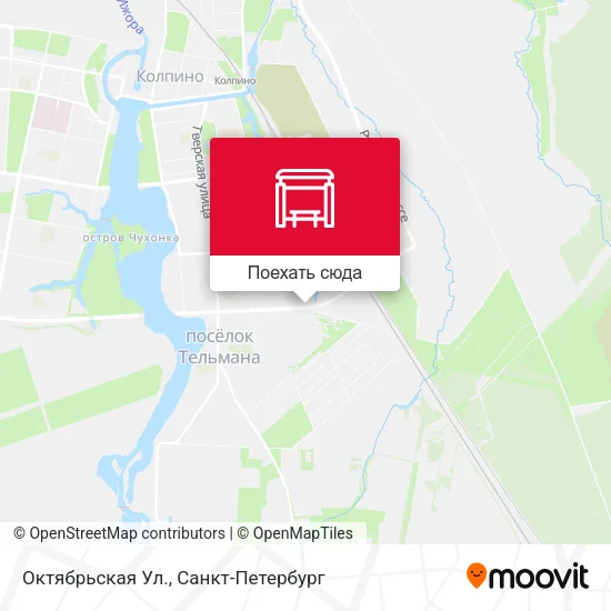 Карта Октябрьская Ул.
