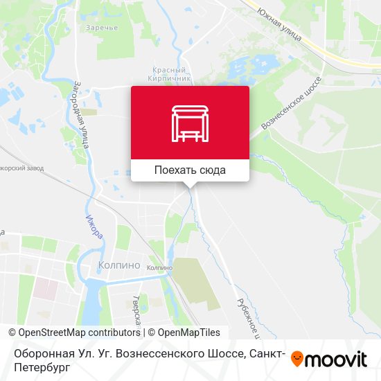 Карта Оборонная Ул. Уг. Вознессенского Шоссе
