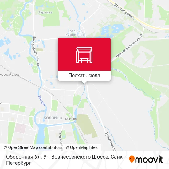 Карта Оборонная Ул. Уг. Вознессенского Шоссе