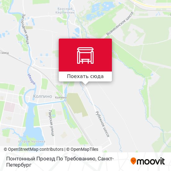 Карта Понтонный Проезд По Требованию