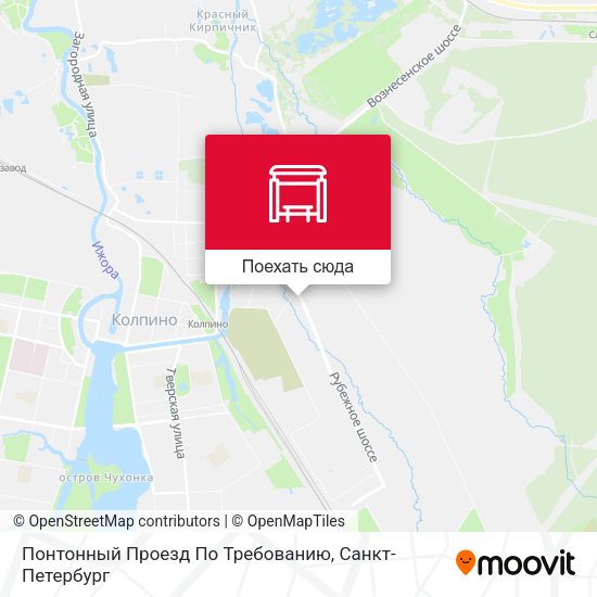 Карта Понтонный Проезд По Требованию