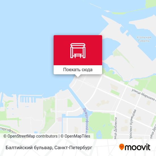 Карта Балтийский бульвар