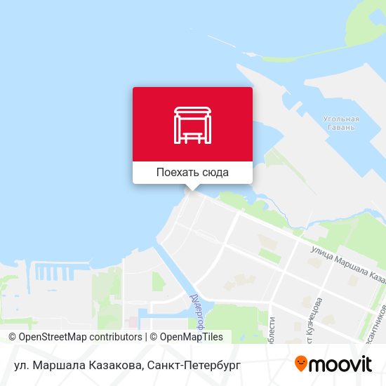 Карта ул. Маршала Казакова