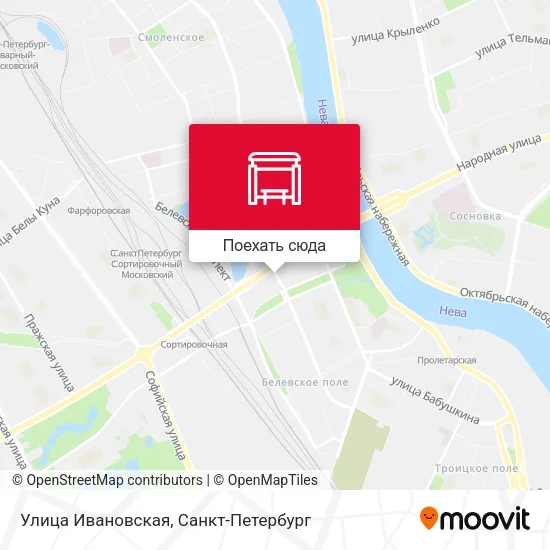 Карта Улица Ивановская