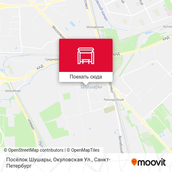 Карта Посёлок Шушары, Окуловская Ул.