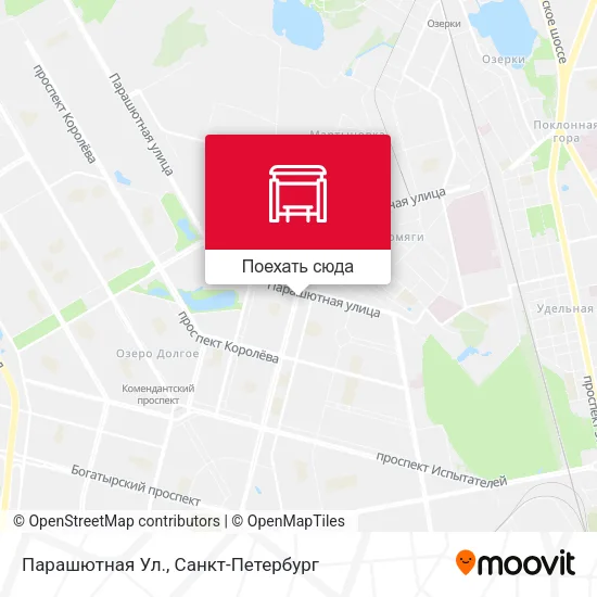 Карта Парашютная Ул.